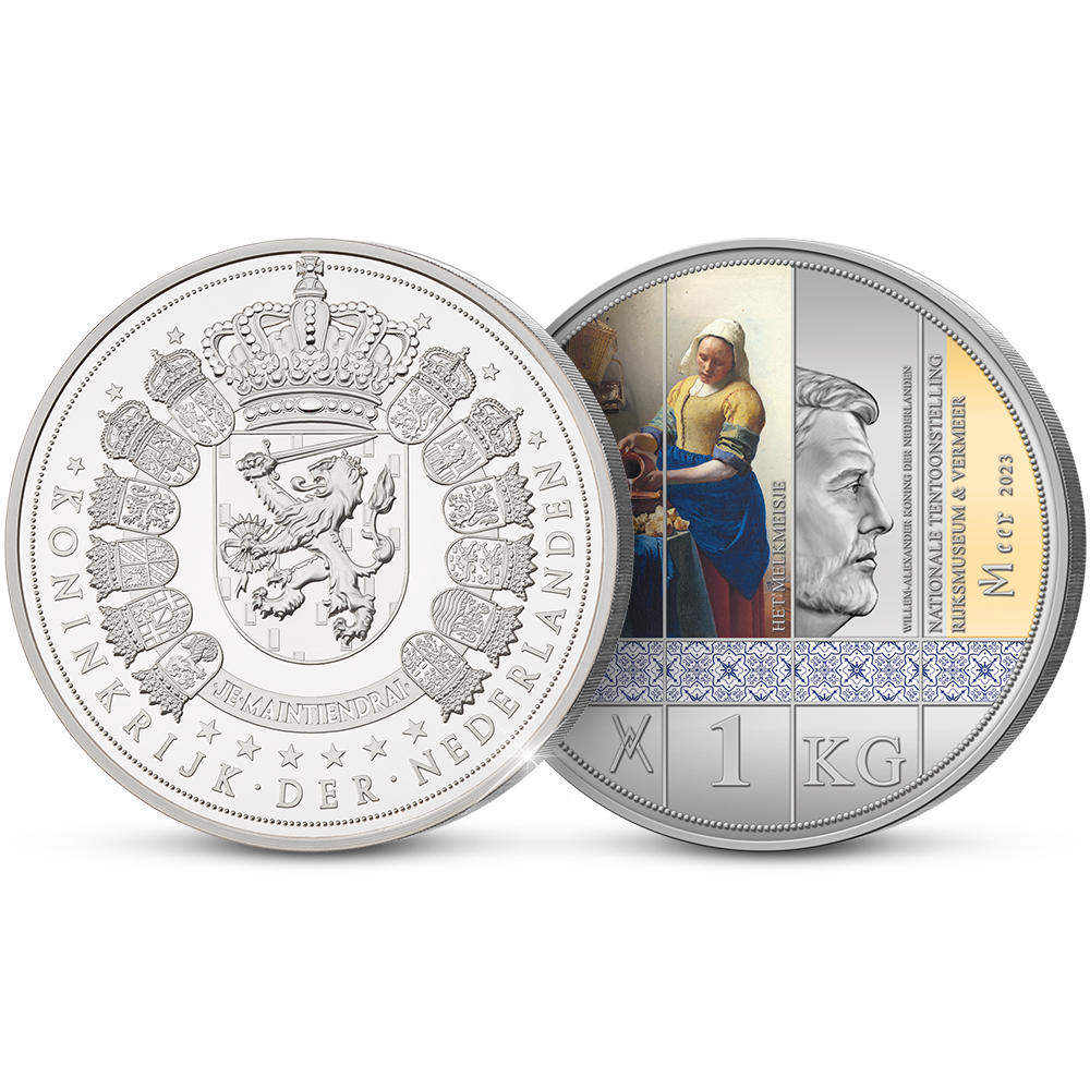 De 350 jaar Johannes Vermeer 1 Kilo Herdenkingsuitgifte ‘Het Melkmeisje’
