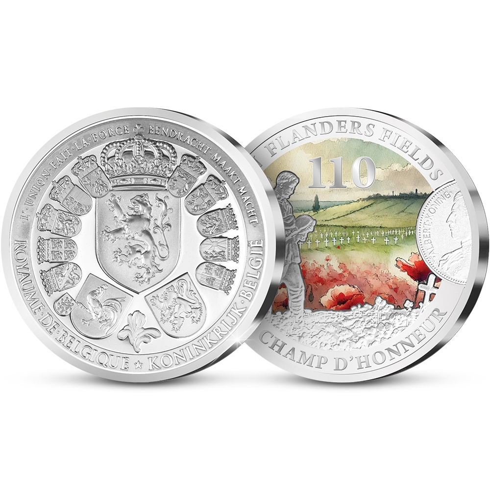 De Eerste Slag van de Belgische Herdenkingsuitgifte “In Vlaanderens Velden 110 jaar”