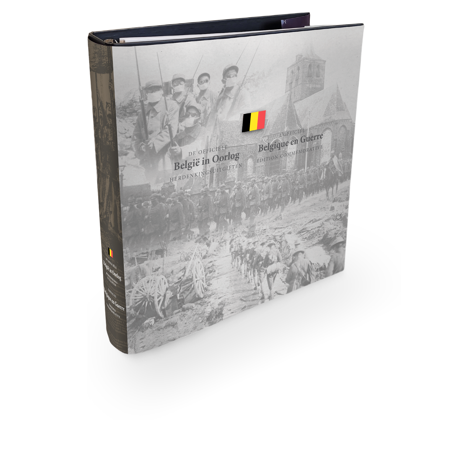 Verzamelalbum “De België in oorlog Herdenkingsuitgiften”