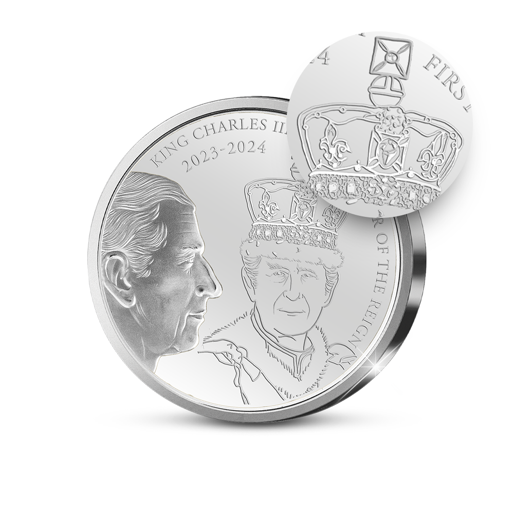 De beroemde "His Majesty King Charles III, Coronation Day” Herdenkingsuitgifte van Engeland