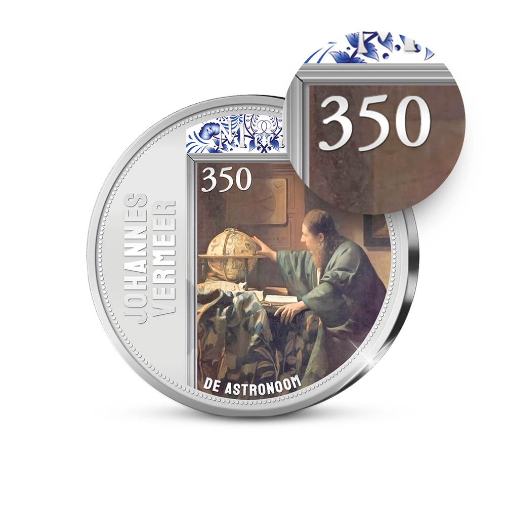 De 350 jaar Johannes Vermeer Herdenkingsuitgifte van Nederland ‘De Astronoom’