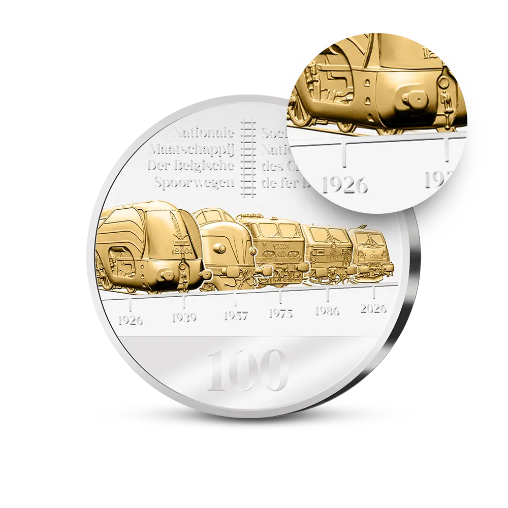 De Belgische Herdenkingsuitgifte 2026 "100 Jaar NMBS”