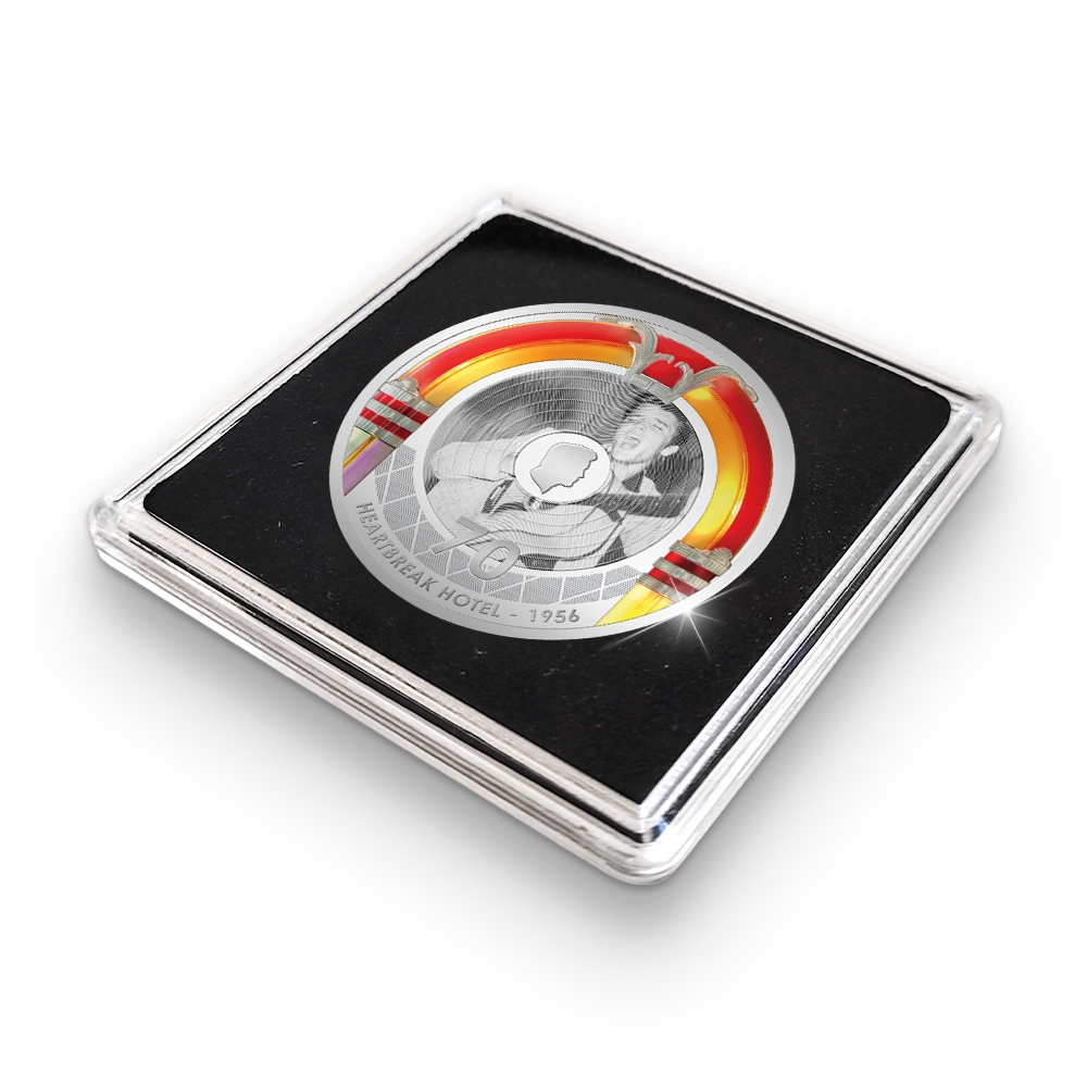 De Primeur Slag van de Amerikaanse Herdenkingsuitgifte “Elvis’ Heartbreak Hotel 70th Release Anniversary”