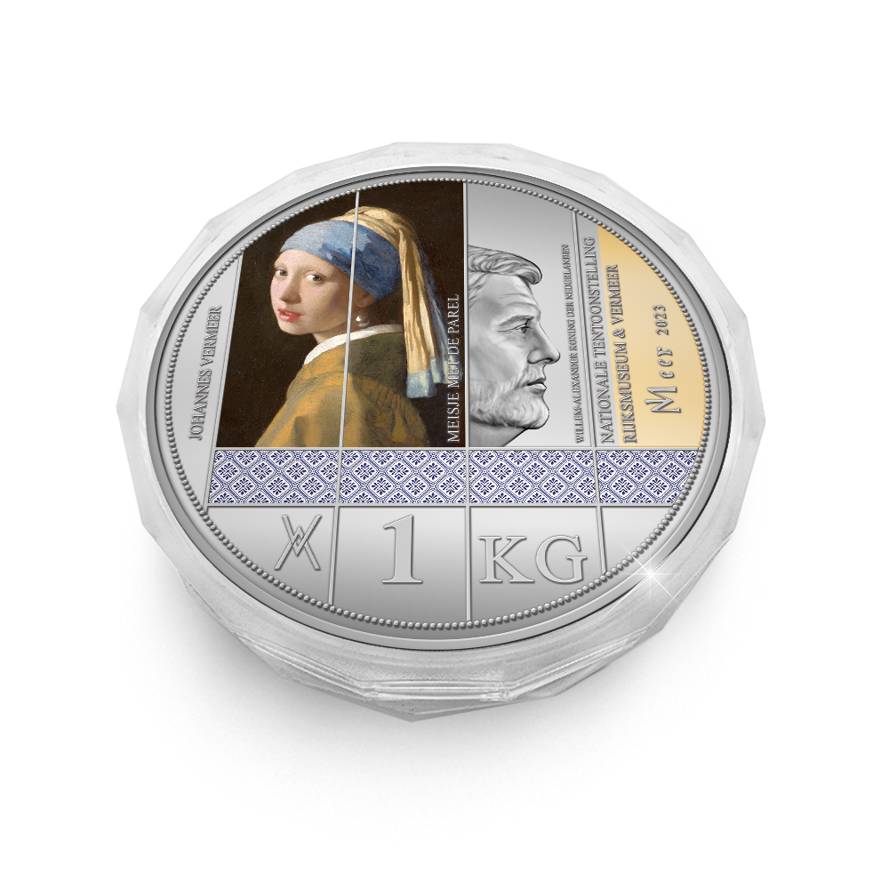 De 350 jaar Johannes Vermeer 1 Kilo Herdenkingsuitgifte ‘Meisje met de Parel’