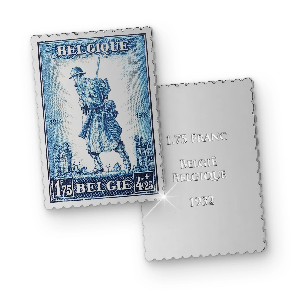 De Zeldzame Verzilverde Postzegel Prestige Collectie 110 Jaar Groote Oorlog 1914-2024