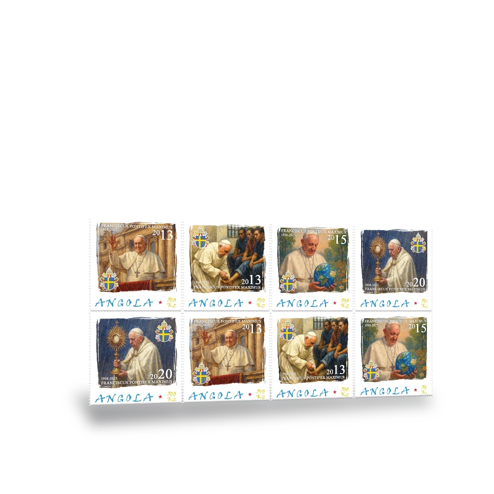 Het Paus Franciscus Herdenkingspostzegelvel