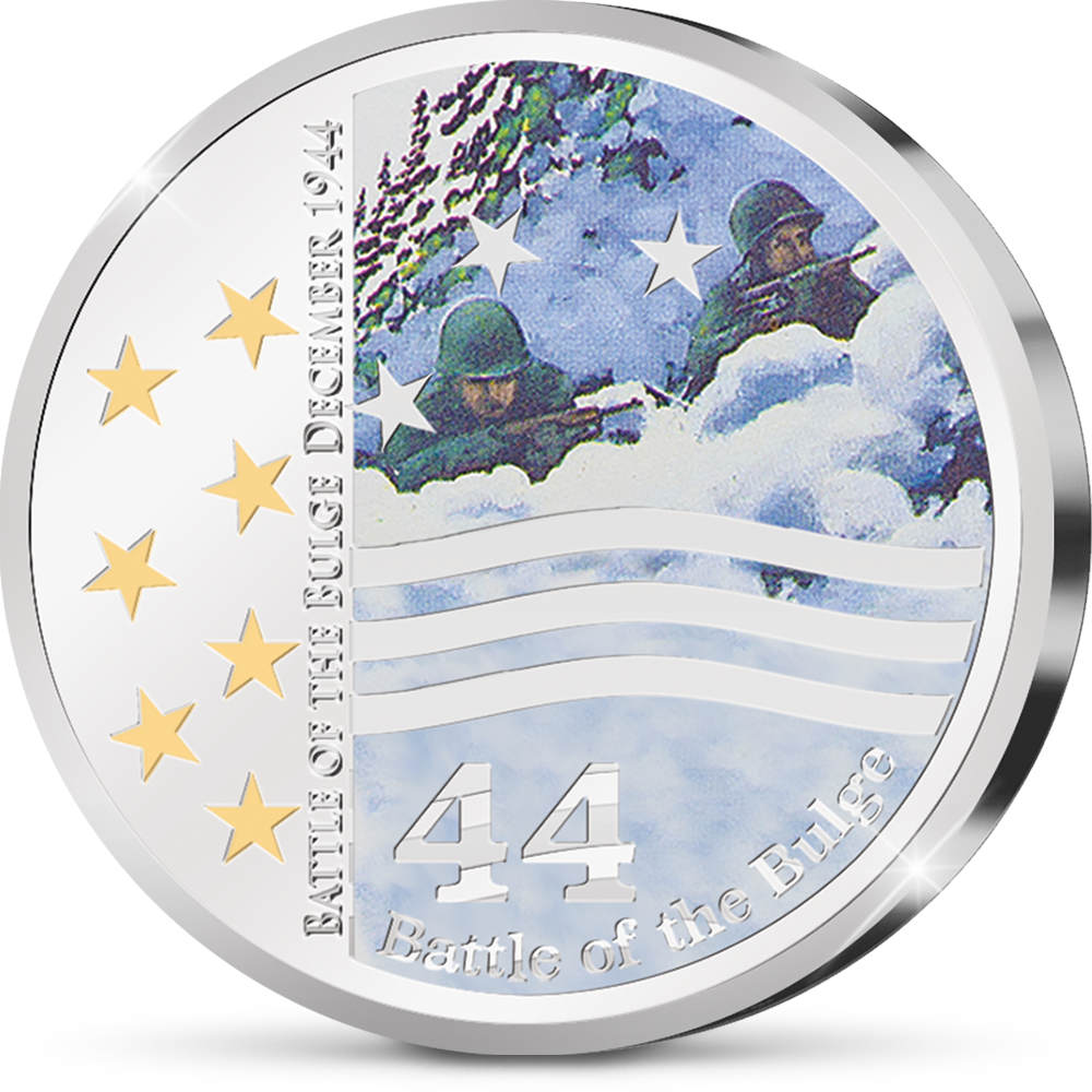 De Amerikaanse Herdenkingsuitgifte "The Battle of the Bulge 1944” (Slag om de Ardennen 1944)