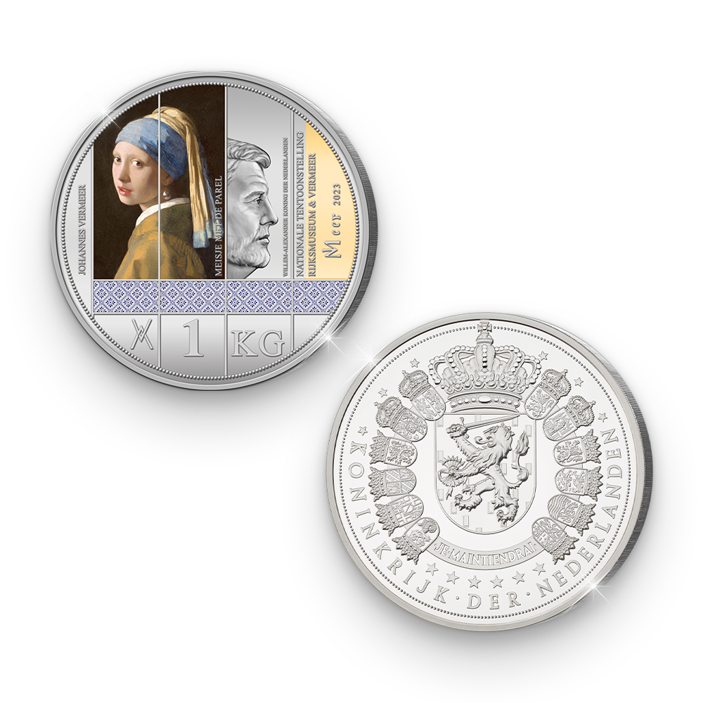 De 350 jaar Johannes Vermeer 1 Kilo Herdenkingsuitgifte ‘Meisje met de Parel’