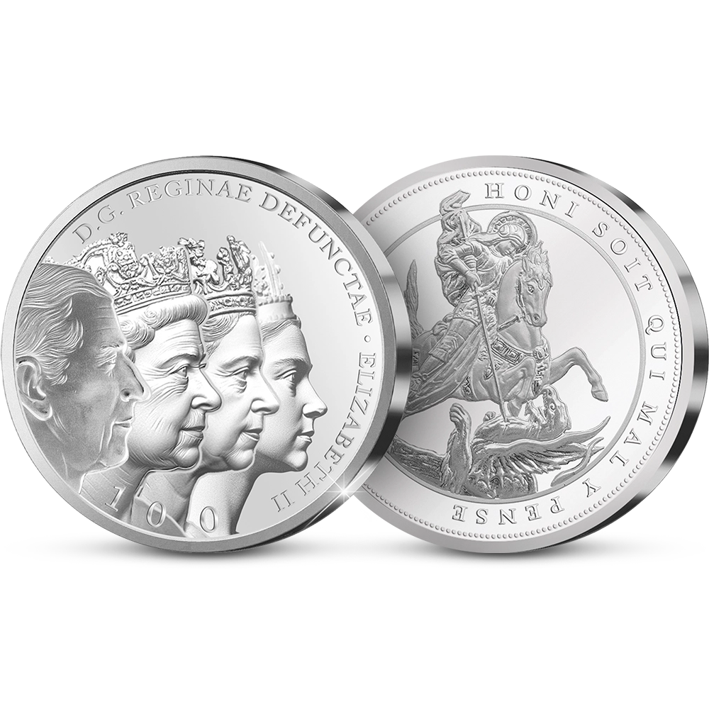 De Eerste Slag van de Engelse Herdenkingsuitgifte ‘Queen Elizabeth II: A Century of Majesty’