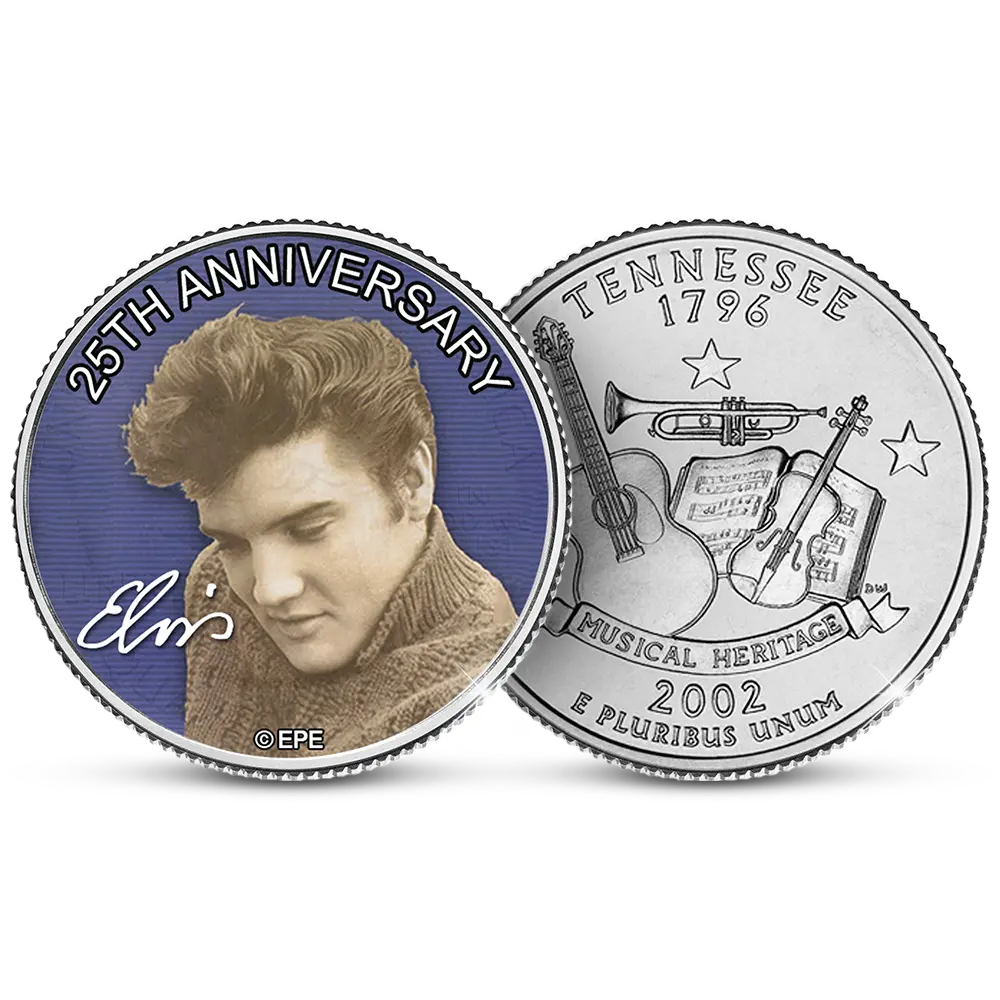 Elvis Tennessee Quarter Dollar Set van Amerika