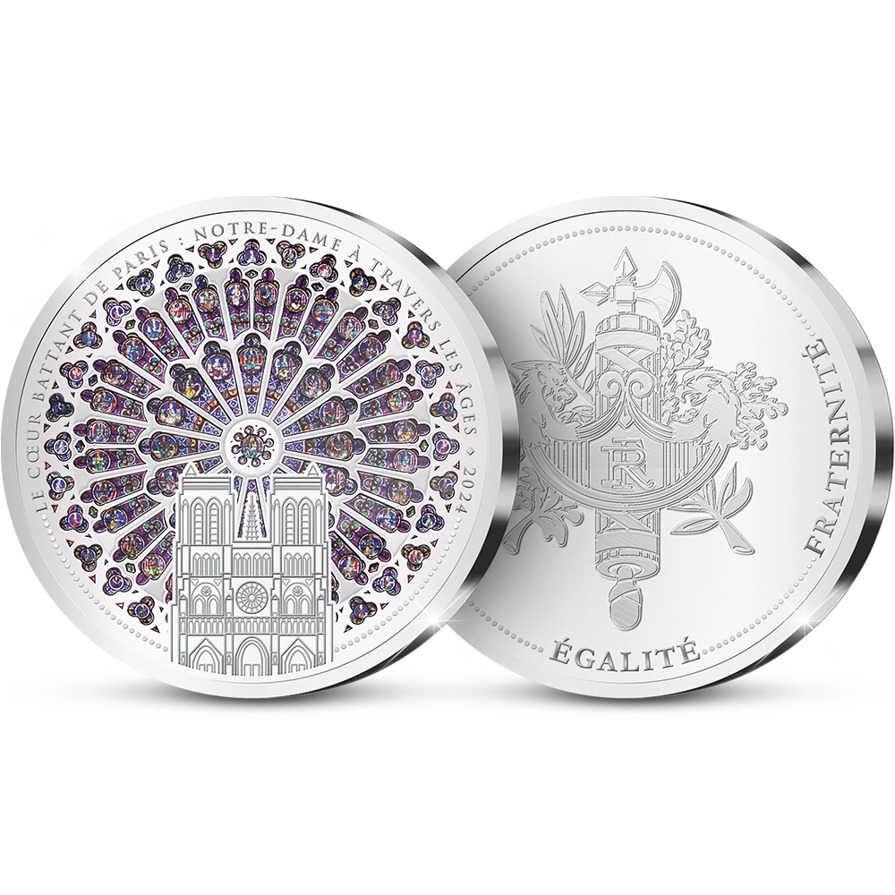 De eerste slag van de Franse Herdenkingsuitgifte “Notre-Dame, hart van Frankrijk”