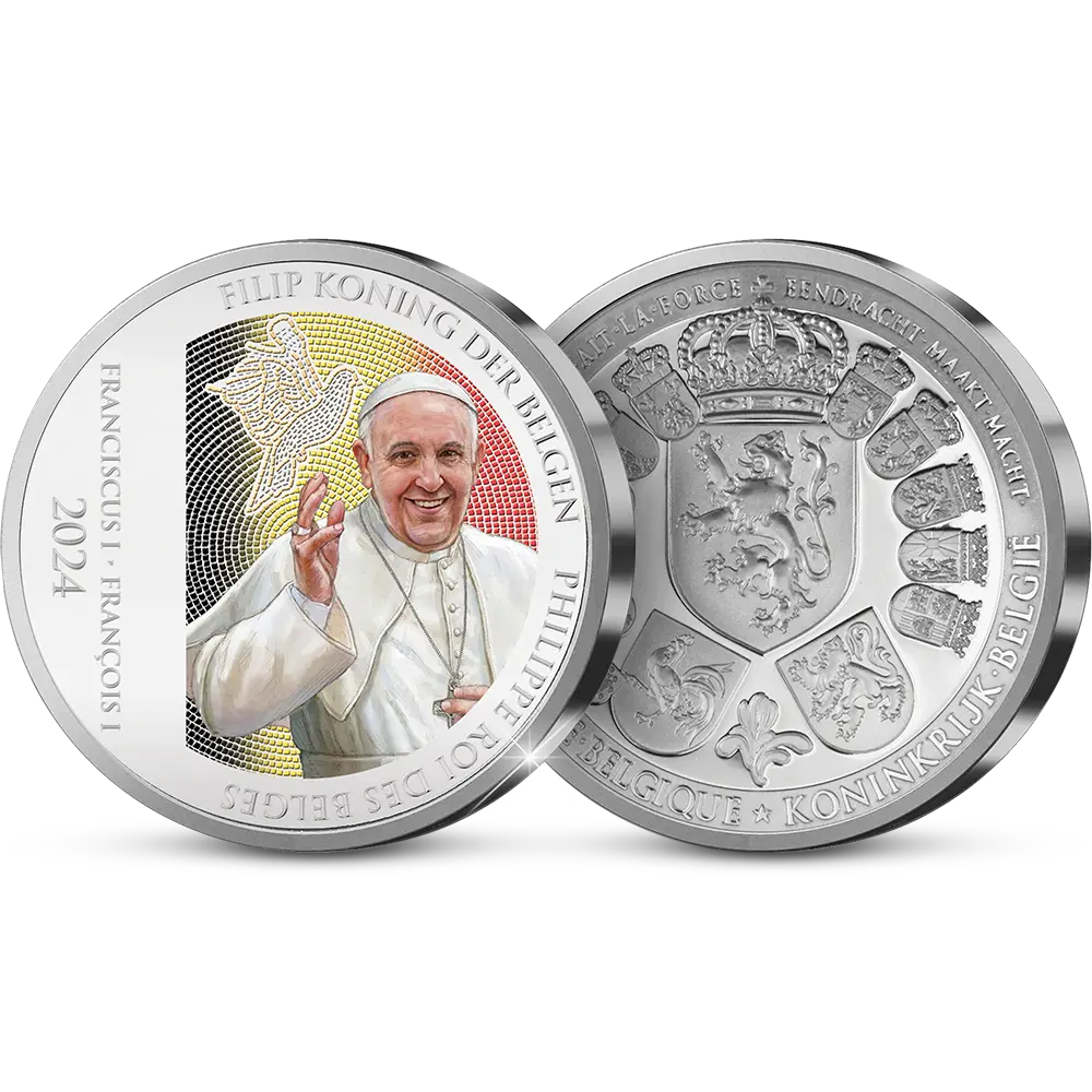 De Belgische Herdenkingsuitgifte ‘Paus Franciscus in België’