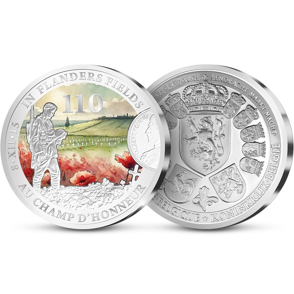 De Eerste Slag van de Belgische Herdenkingsuitgifte “In Vlaanderens Velden 110 jaar”