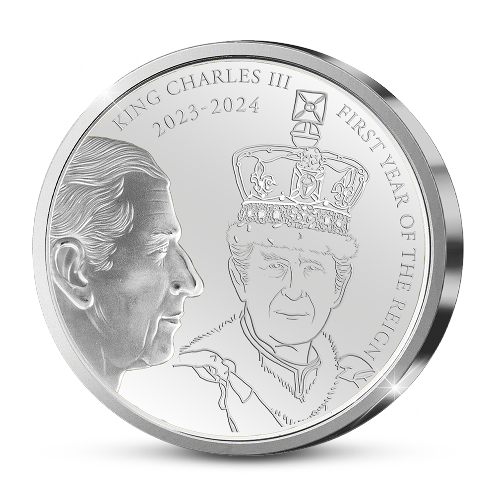 De beroemde "His Majesty King Charles III, Coronation Day” Herdenkingsuitgifte van Engeland