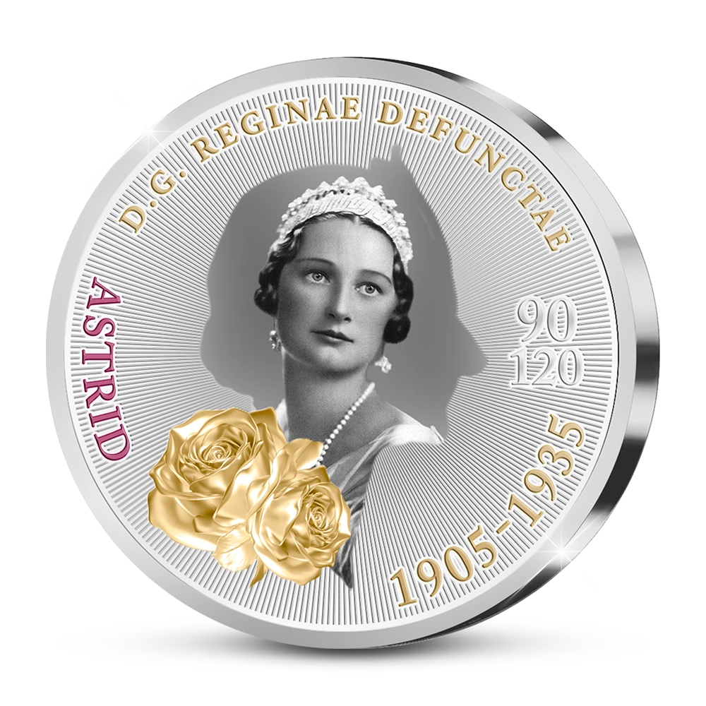 De Primeurslag van de Belgische Herdenkingsuitgifte Dubbeljubileum Koningin Astrid 1905-1935-2025