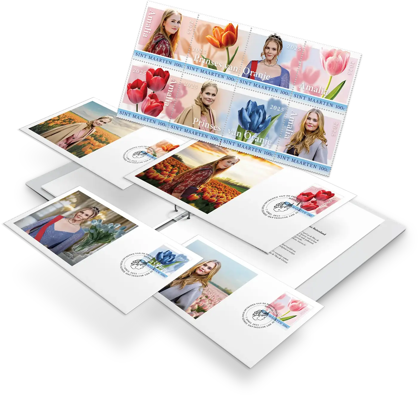 De nieuwe postzegelset van Prinses Amalia ‘Bloem van Nederland’