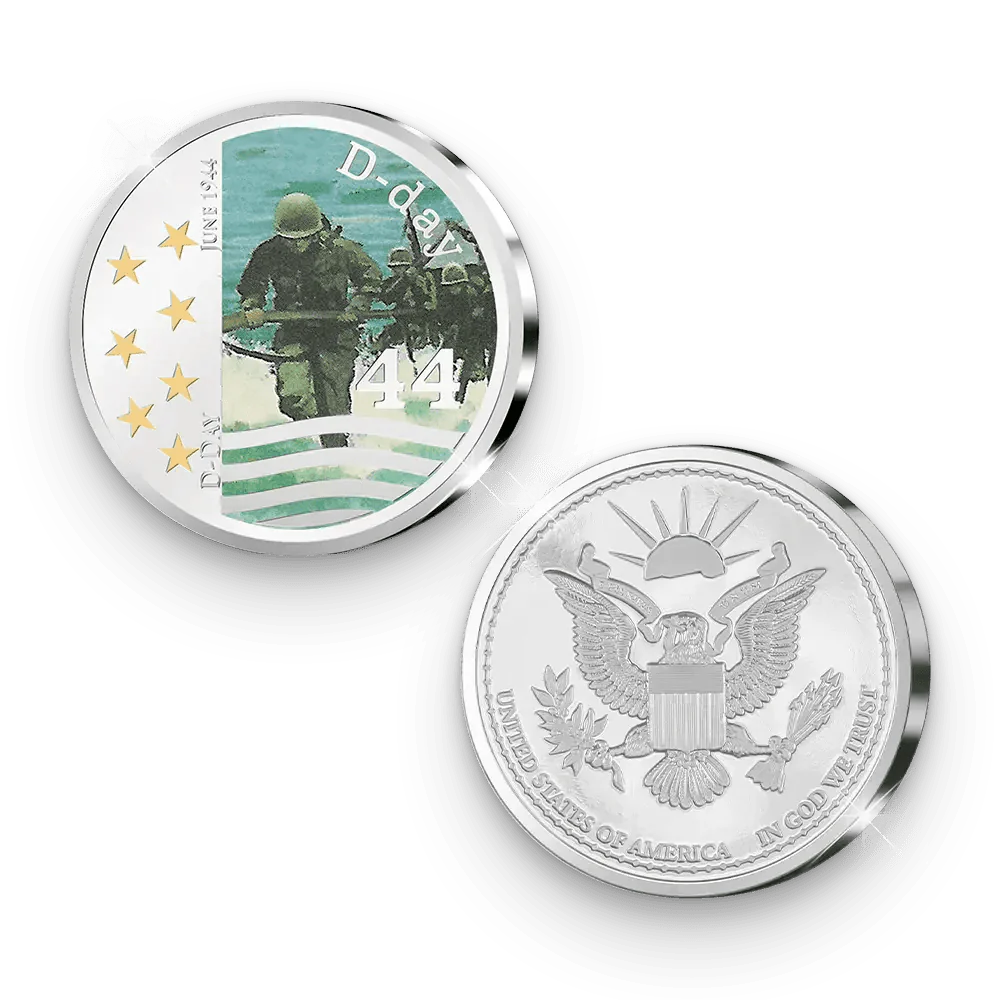 Herdenking van D-day op 6 juni 2024 Herdenkingsuitgifte van Amerika - Edel Collecties