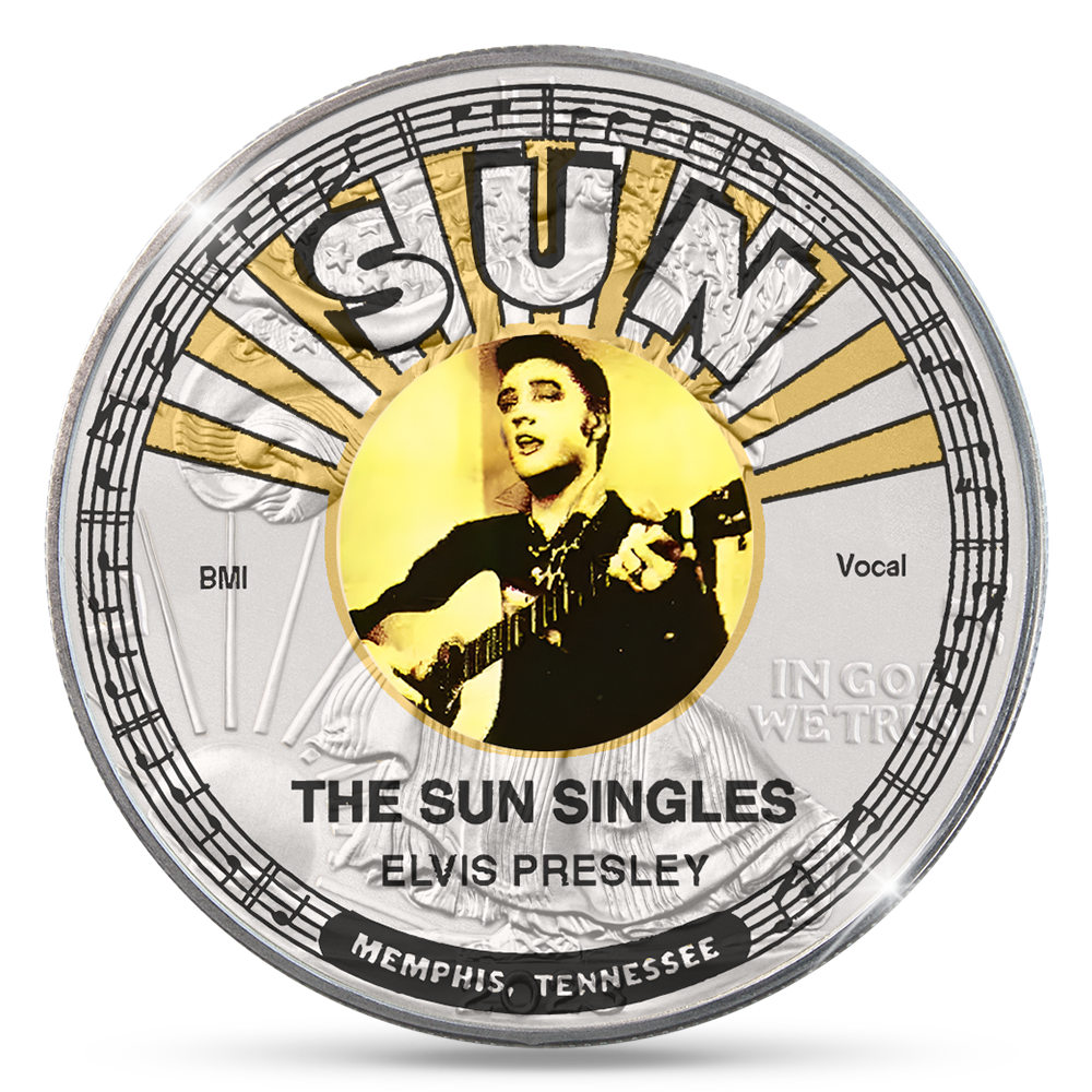 The Official “Elvis Presley Start of his career 70th anniversary 1953 – 2023” Massive Silver Eagle set