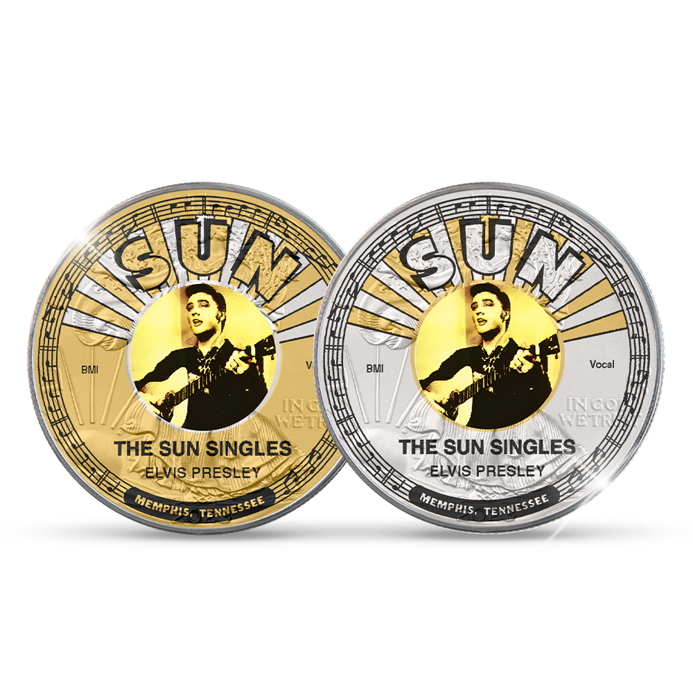The Official “Elvis Presley Start of his career 70th anniversary 1953 – 2023” Massive Silver Eagle set