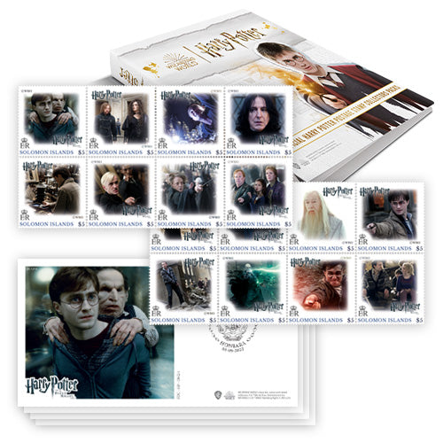The Complete & Official Harry Potter Postage Stamp Collectors Pack “Harry Potter and the Deathly Hallows – Part 2"