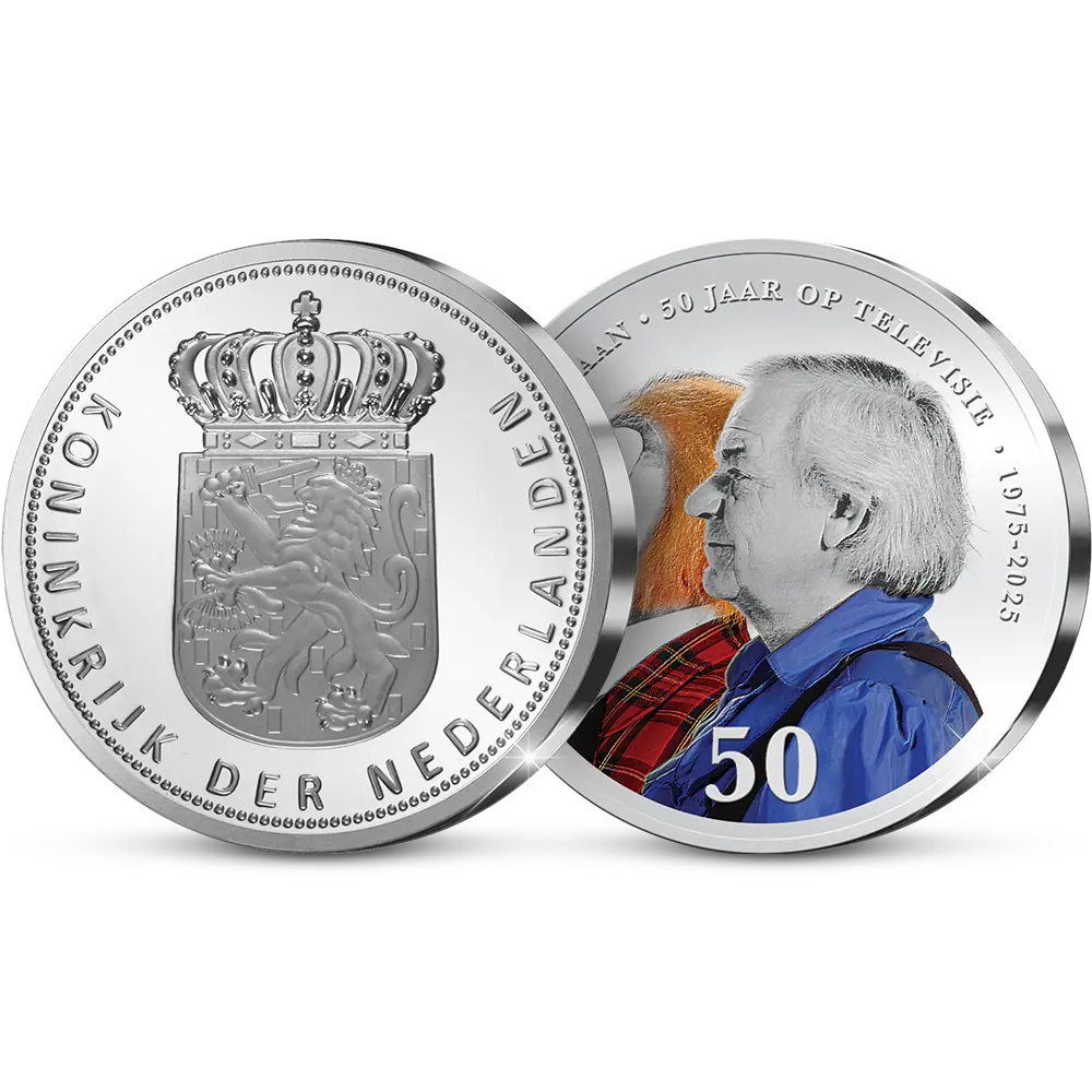De officiële Herdenkingsuitgifte Bassie & Adriaan 50 Jaar Op Televisie