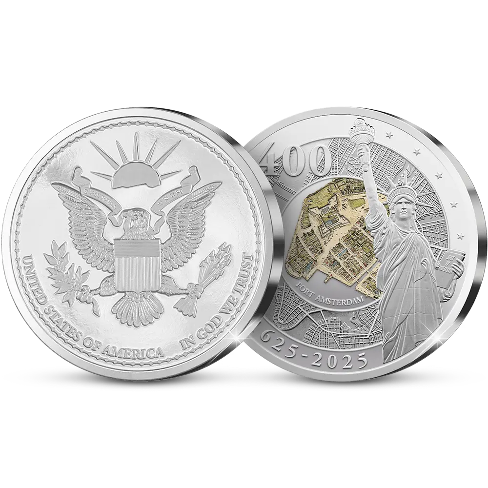 De primeurslag van de eerste Amerikaanse herdenkingsuitgifte ‘400th Anniversary of New York’