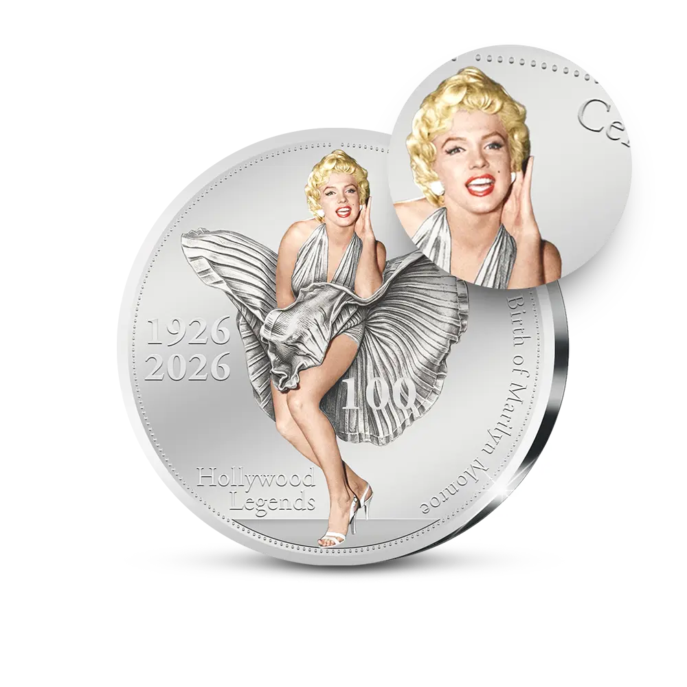 De Amerikaanse Herdenkingsuitgifte  “Marilyn Monroe’s 100th Birthday Anniversary”