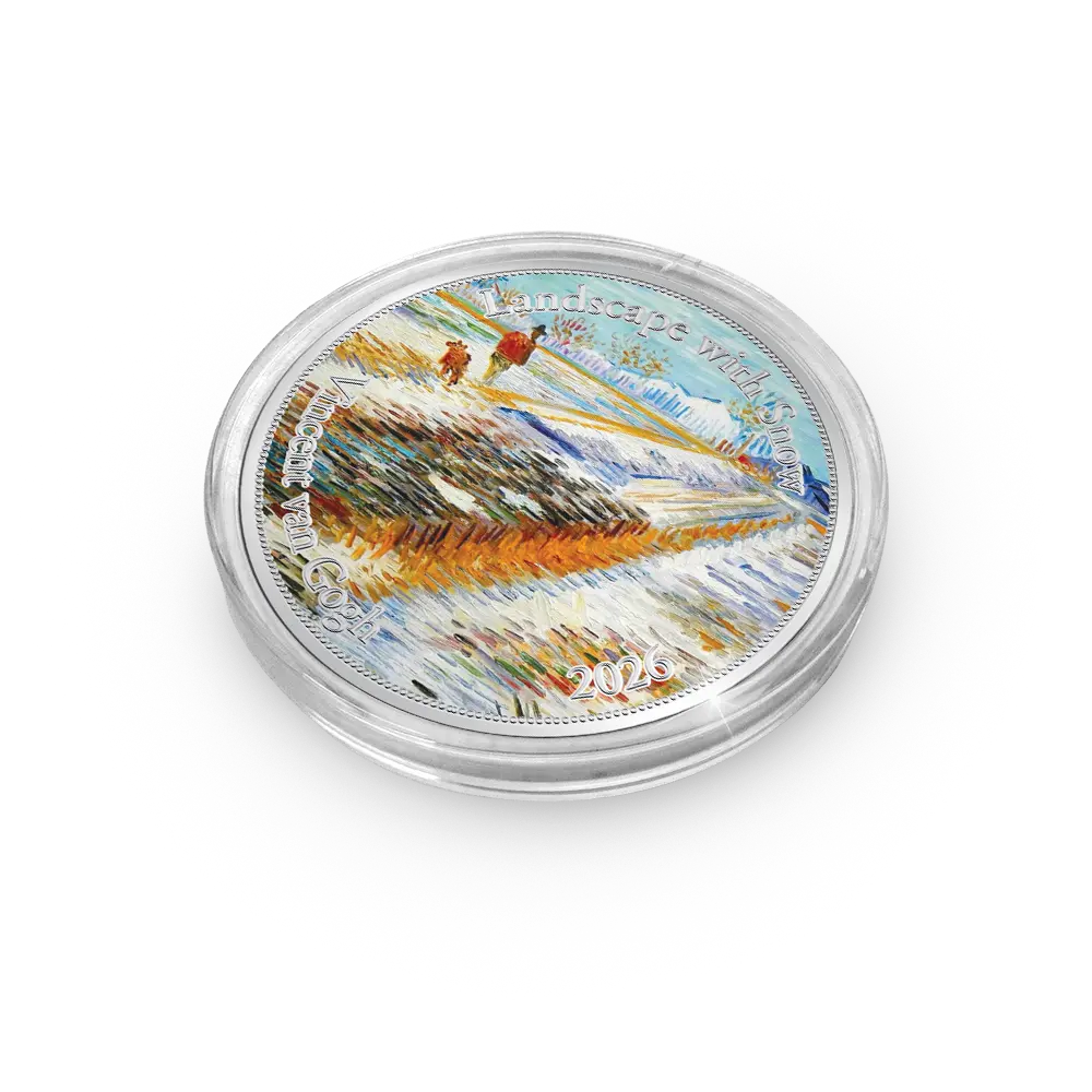 De Vincent van Gogh EUROPA Herdenkingsuitgifte: Winter 2026 'Landschap met Sneeuw 1888'