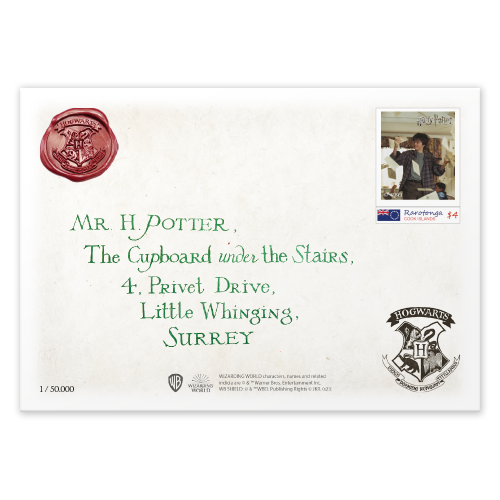 De Officiële Replica van de “Hogwarts Letter” Brief-Envelop