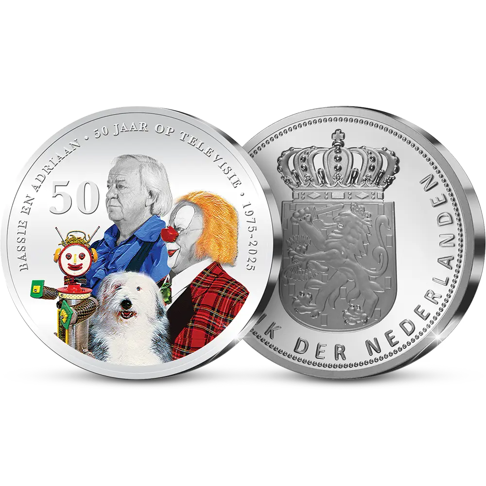 De officiële Herdenkingsuitgifte Bassie & Adriaan met Lara en Robin - uitgifte nummer 4