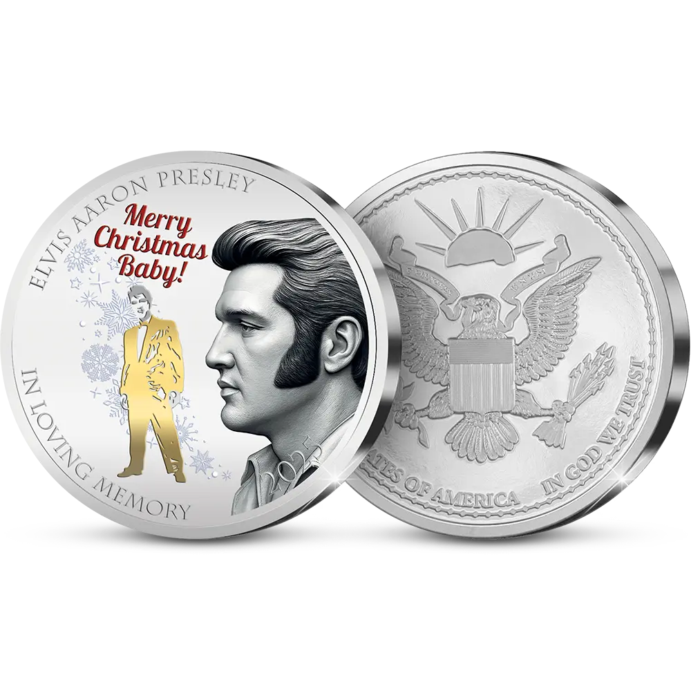 De Eerste Slag van de Amerikaanse Herdenkingsuitgifte “Elvis Presley, the Christmas Tribute 2025”