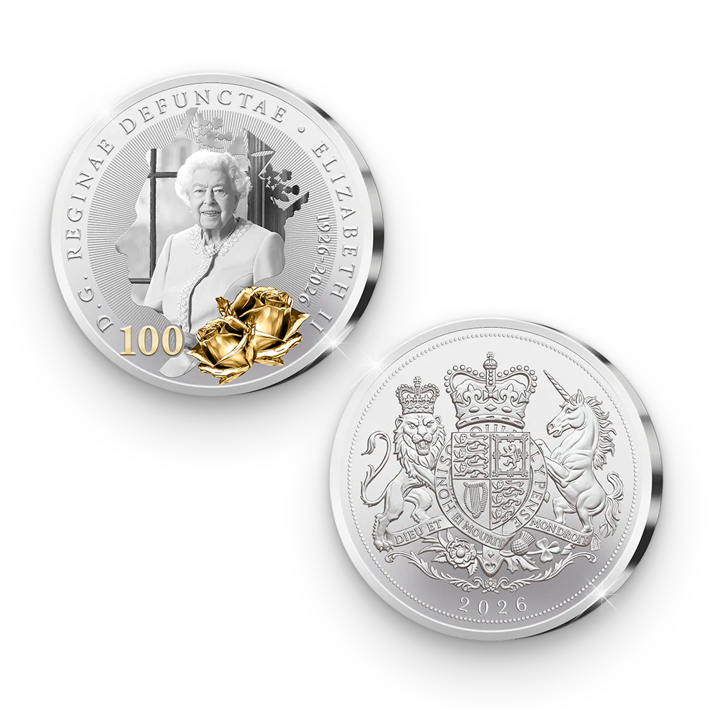 De Eerste Slag van de Engelse Herdenkingsuitgifte “Queen Elizabeth II: A Century of Majesty”