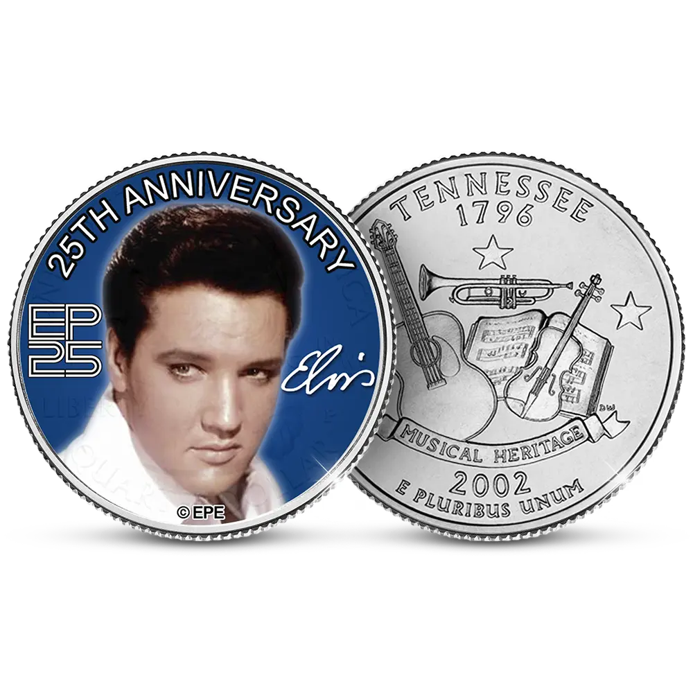 Elvis Tennessee Quarter Dollar Set van Amerika