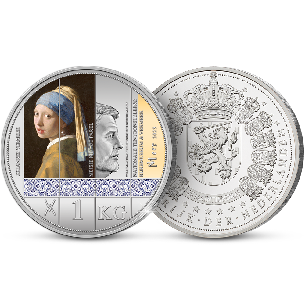 De 350 jaar Johannes Vermeer 1 Kilo Herdenkingsuitgifte ‘Meisje met de Parel’