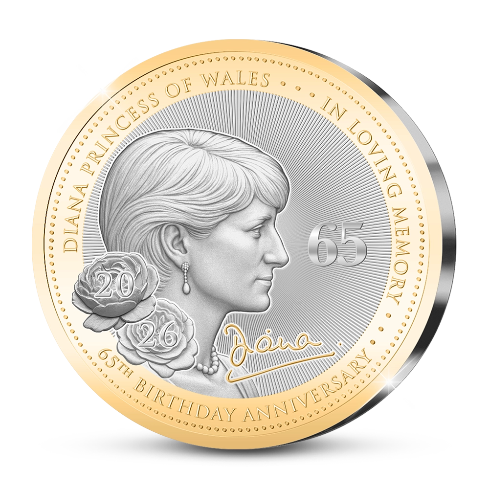 De Eerste Slag van de Engelse Herdenkingsuitgifte “Diana, Princess of Wales * 65th Birthday Anniversary * 1961-2026”