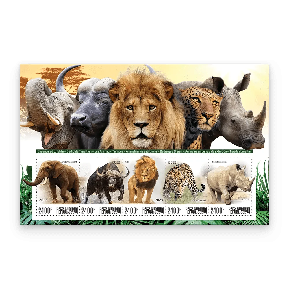 Het ‘World of Wildlife’ postzegelvel - Edel Collecties
