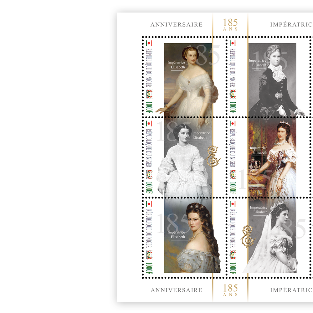 Het Postzegelvel ‘Keizerin Sissi, 125 Jaar in Liefdevolle Herinnering’