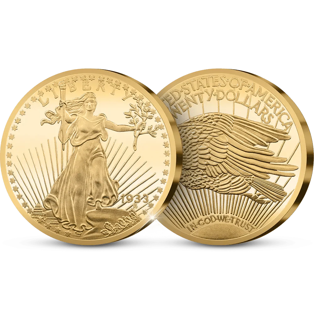 The USA 20 Gold - Dollar Double Eagle 1933 Coin - Edel Collecties