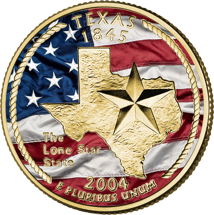 De Officiële Vergulde Texas Dallas Quarter Dollar van Amerika “President John F. Kennedy 60 Years in Loving Memory 1963-2023”