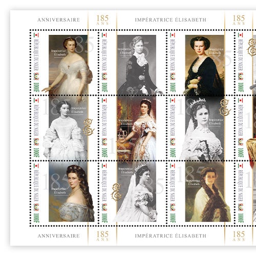 Het Officiële Postzegelvel ‘Keizerin Sissi, 185 jaar in Liefdevolle Herinnering 2022