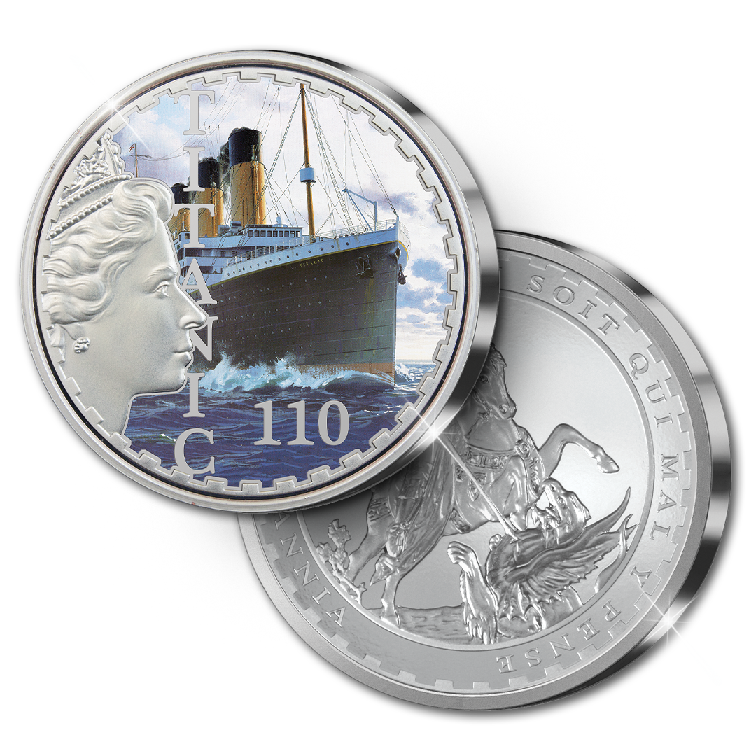 De Officiële Verzilverde “Titanic” Herdenkingsuitgifte van Engeland