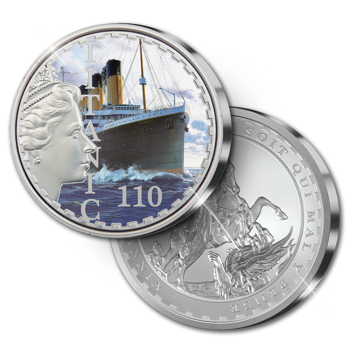De Officiële Verzilverde “Titanic” Herdenkingsuitgifte van Engeland