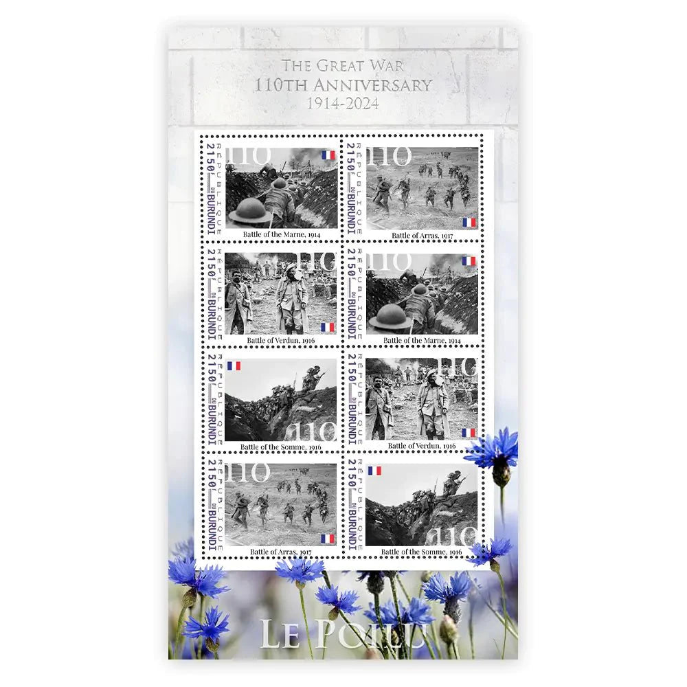 België Herdenkt: De officiële “De Groote Oorlog” Postzegelcollectie 2024 - Edel Collecties