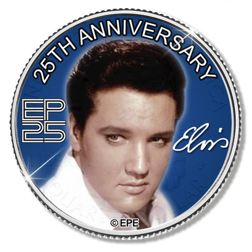 De Officiële Elvis Presley Tennessee State Quarter Dollar van Amerika “70th Anniversary Start Career Elvis Presley 1953-2023” - Edel Collecties