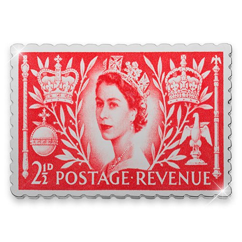 De Verzilverde Postzegel van Engeland ‘The Queen’s Coronation’ - Edel Collecties